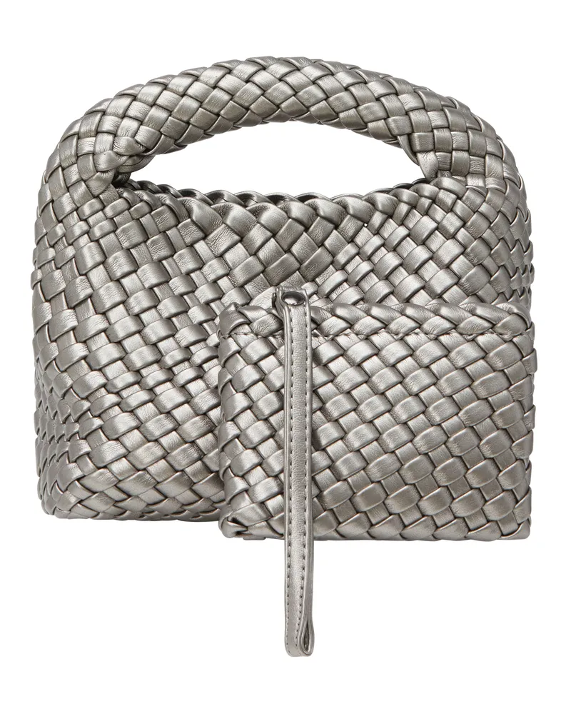 FAINA 2-IN-1-Tragetaschen-Set 2-IN-1-Tragetaschen-Set Frauen Dunkles Silber Silber