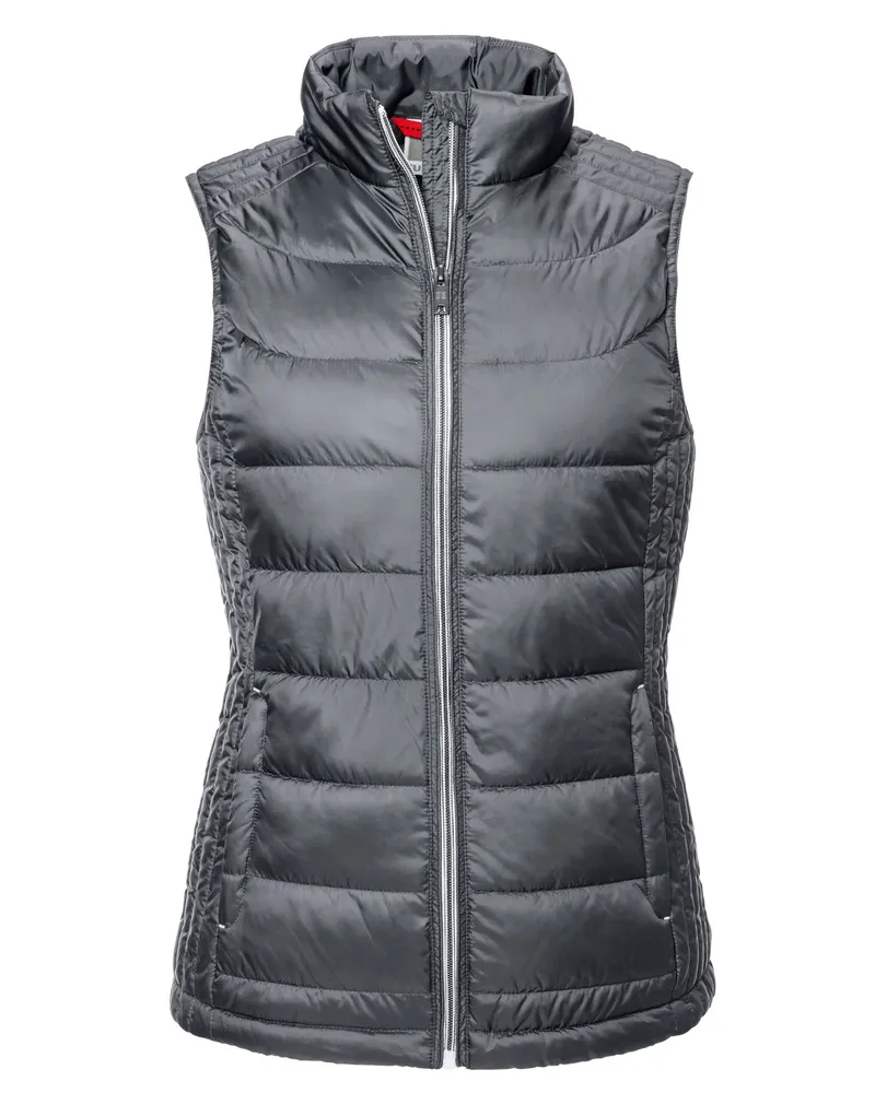Russell Athletic Russell Womens/Ladies Nano Padded Body Warmer (Iron Grey Grau
