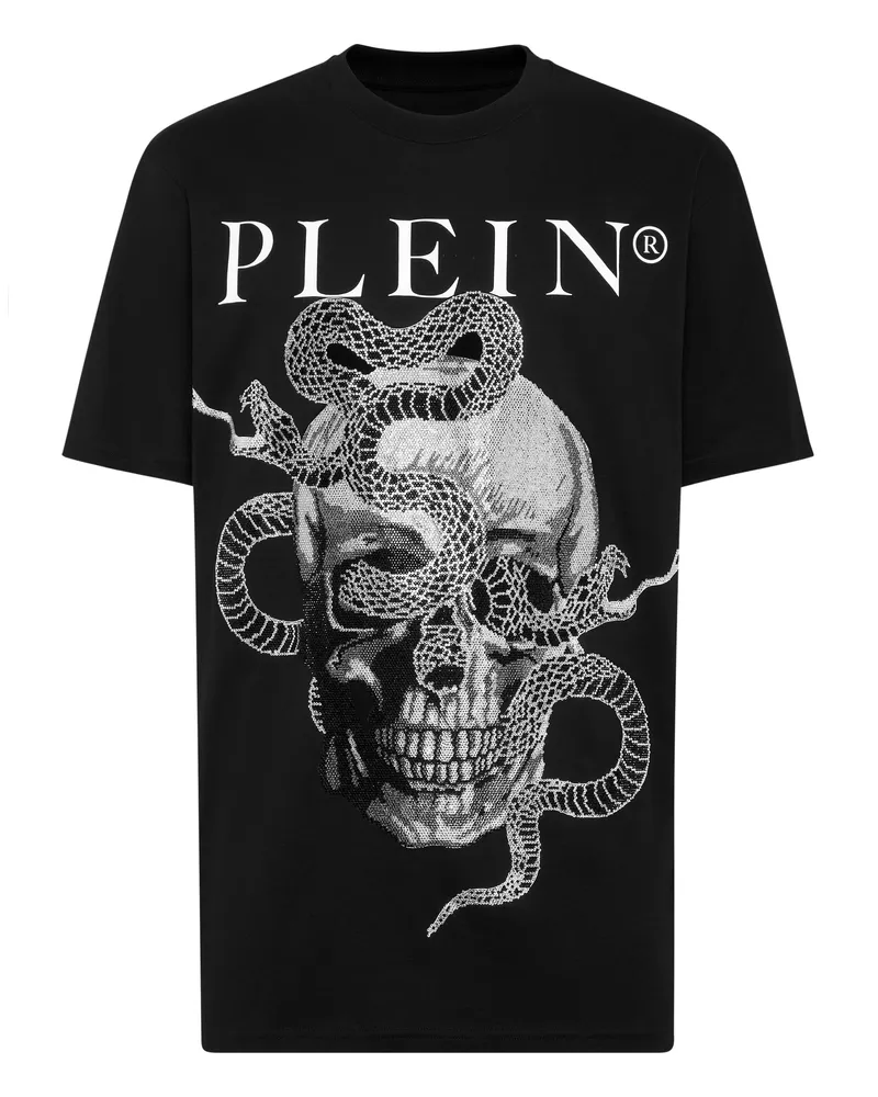 Philipp Plein T-Shirt Snake Schwarz