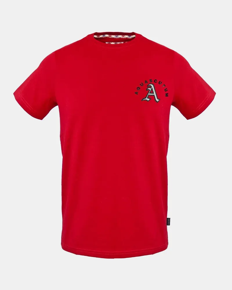 Aquascutum Lilly And Sid´s Character" T-Shirt für Herren, Baumwolle (Rot Rot