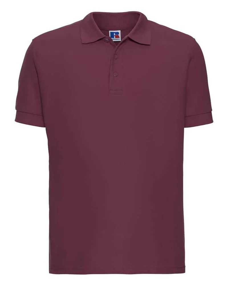 Russell Athletic Russell - "Ultimate" Poloshirt für Herren (Burgunderrot Bordeaux