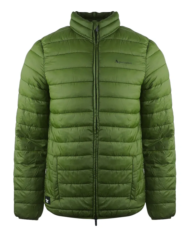 Aquascutum Steppjacke für Herren (Armee-Grün Braun