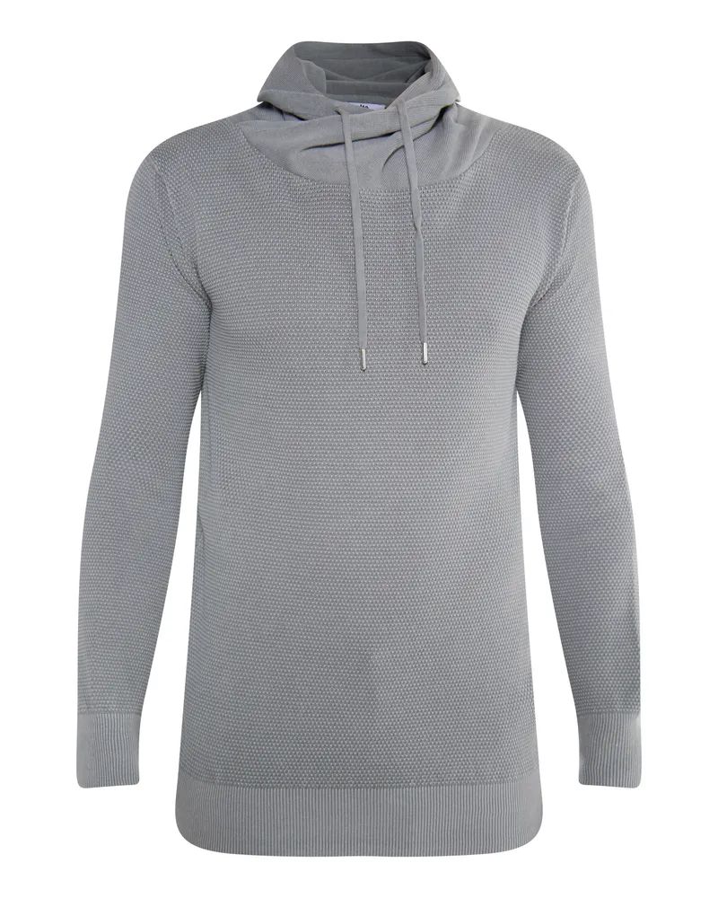 My Mo Strick Pullover Herren Grau Grau