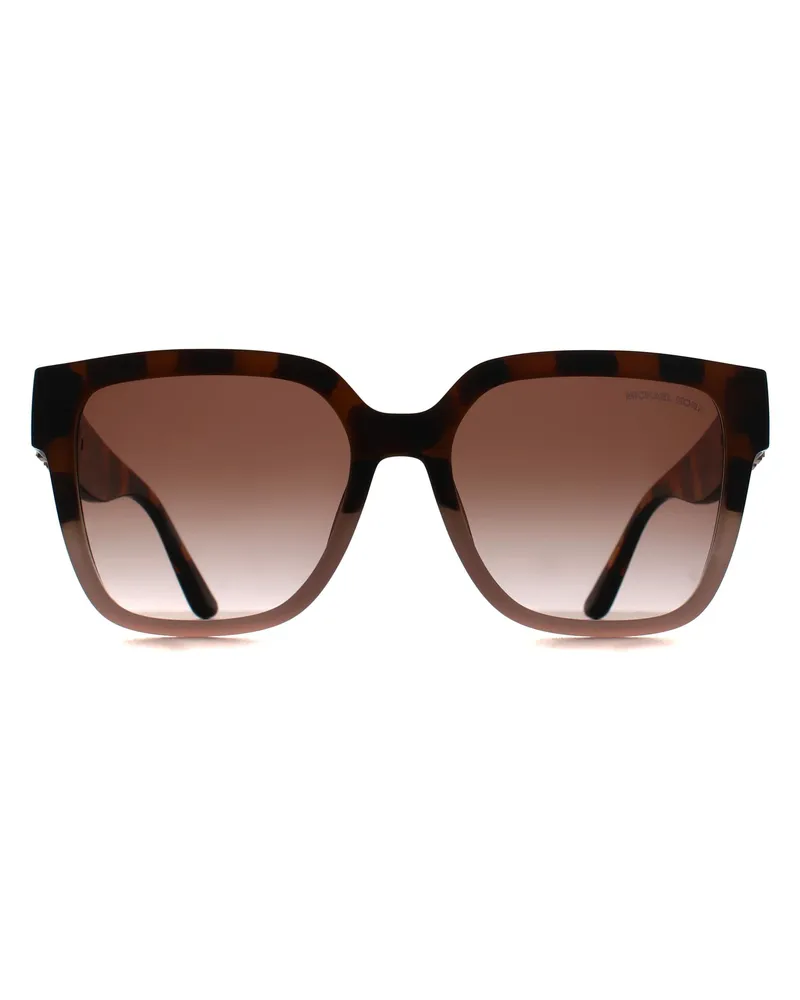 Michael Kors MK2170U 390913 schildpatt braun rosa Farbverlauf Sonnenbrille Braun