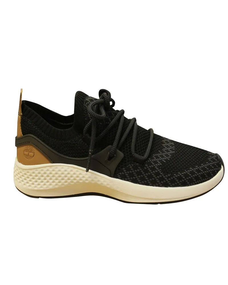 Timberland Flyroam Go Strick Chukka Black Mesh Schnürung Womens Trainer A1SR0 Schwarz