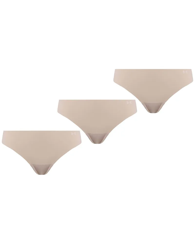Under Armour 3-Pack Womens Beige Ps Tanga Beige
