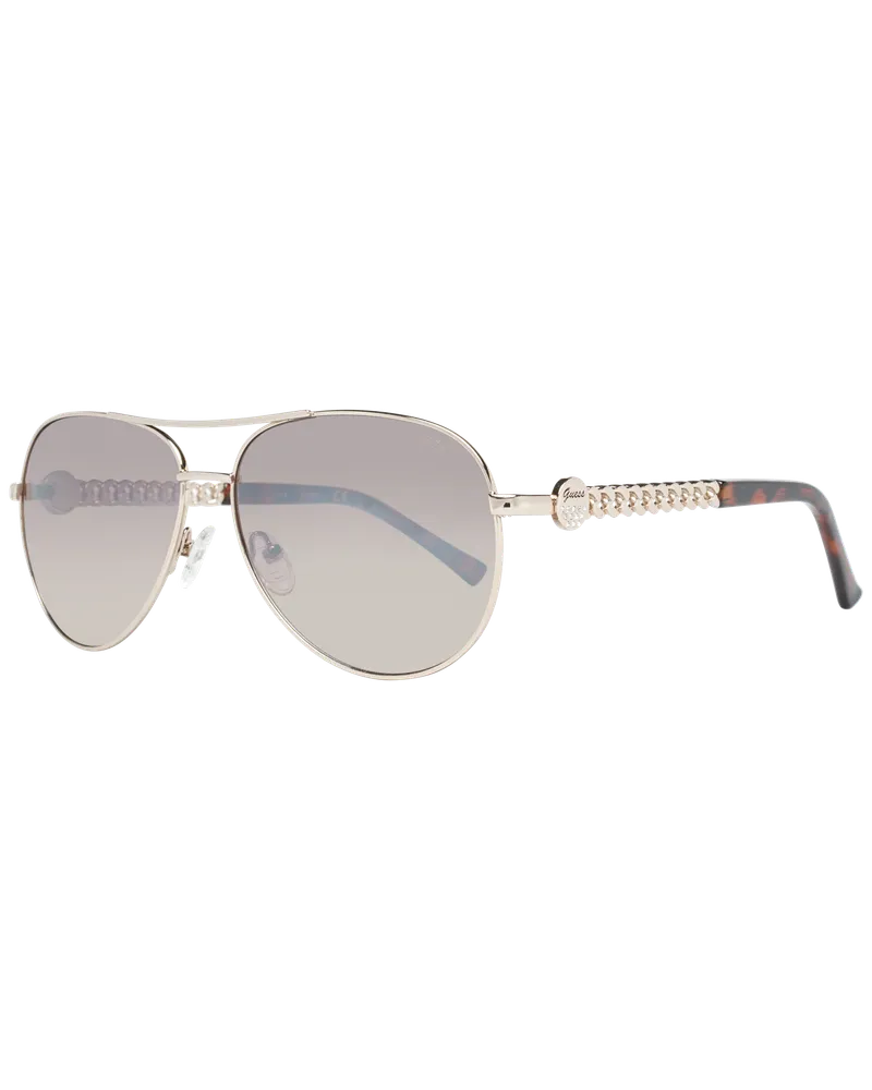 Guess Sonnenbrille GF6088 32F 60 Damen Gold Gold