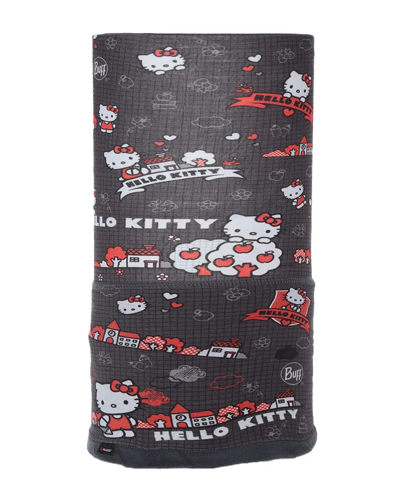 BUFF Multifunktionsschlauch mit Fleecefutter Hello Kitty 42300 Mädchen Grau