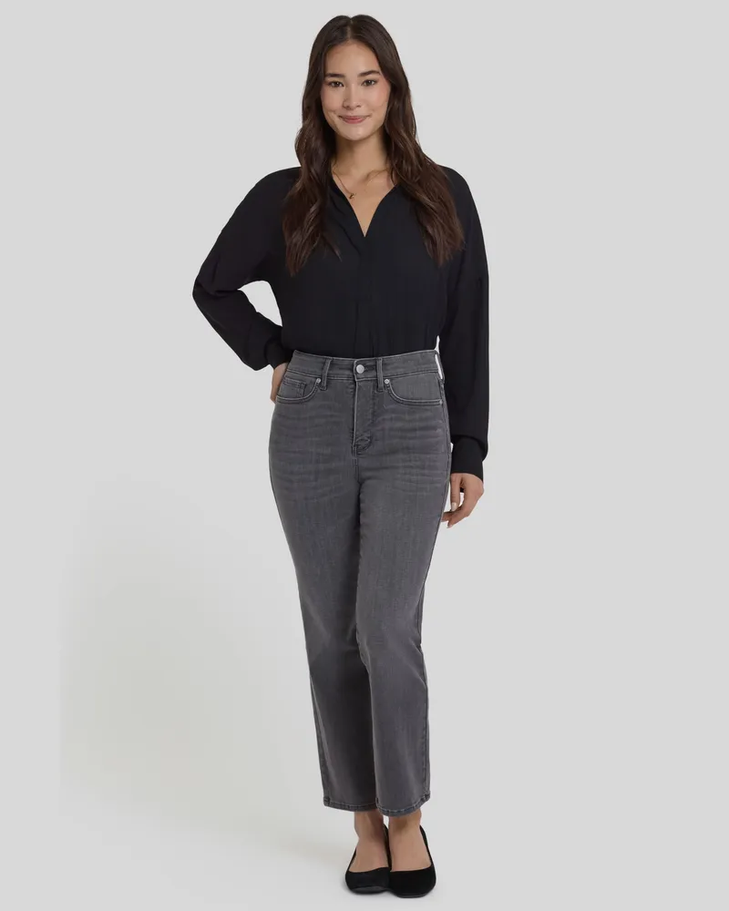 NYDJ not your daughter's Jeans  Marilyn Gerade Ankle Jeans Grau