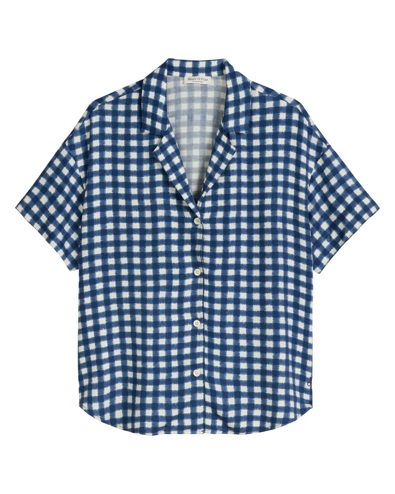 Marc O'Polo Marc O'Polo Damen Pyjamaoberteil Mix N MatchSchlafshirt, Pyjama Shirt, Nachtshirt Dunkelblau
