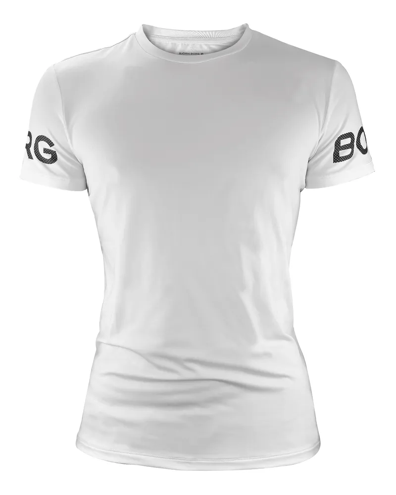 Björn Borg Björn Borg - Mens High Performance T-Shirt mit kurzen Ärmeln - Weiß Weiß