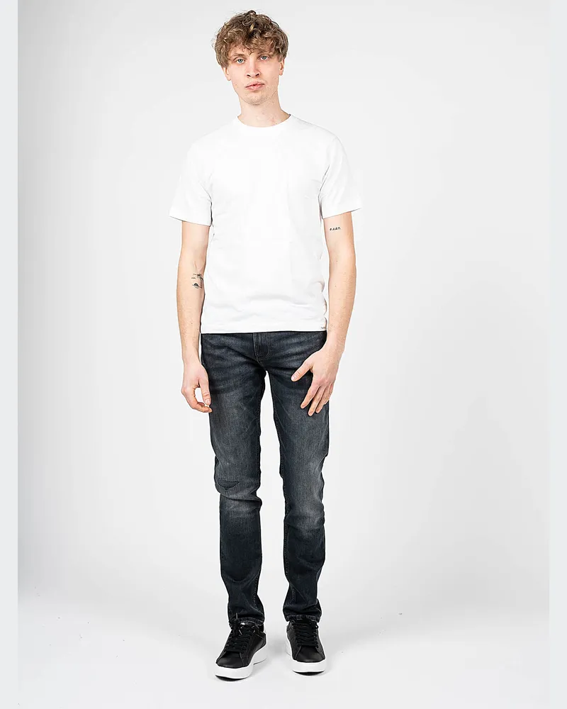 Pepe Jeans T-Shirt 2er-Pack Aiden Herren Weiß Weiß