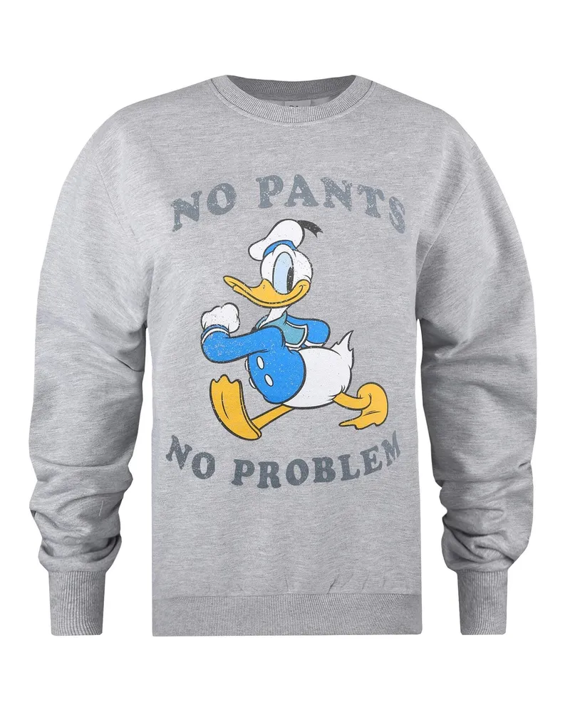 Disney No Pants No Problem" Sweatshirt für Damen (Grau Grau