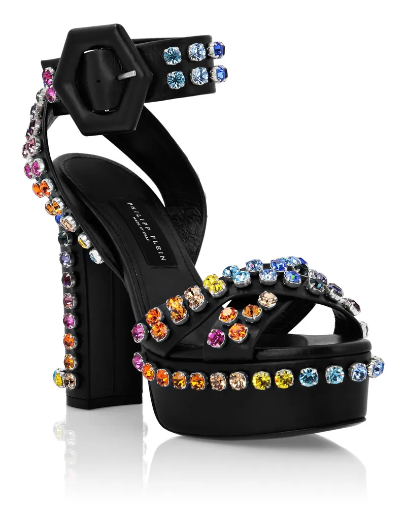 Philipp Plein Sandaletten Schwarz