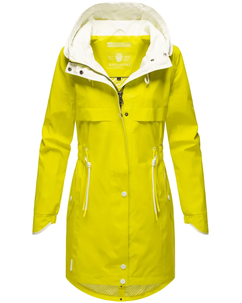 NAVAHOO Damen Übergangsjacke Xankaa mit Kapuze Grün