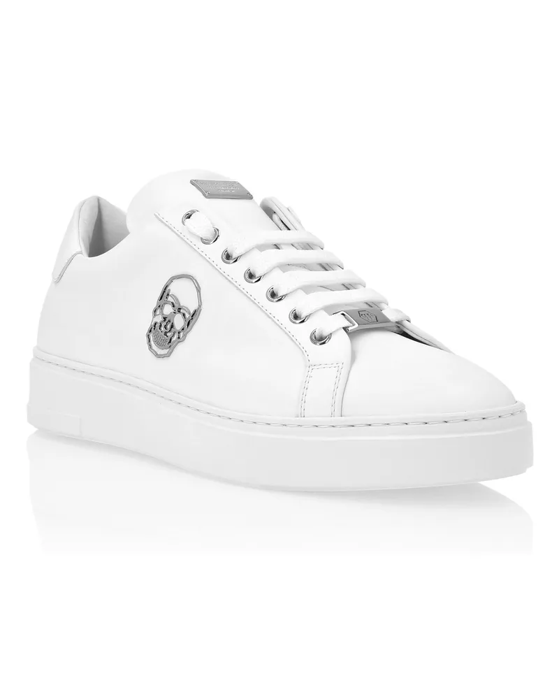 Philipp Plein Sneaker Skull Weiß