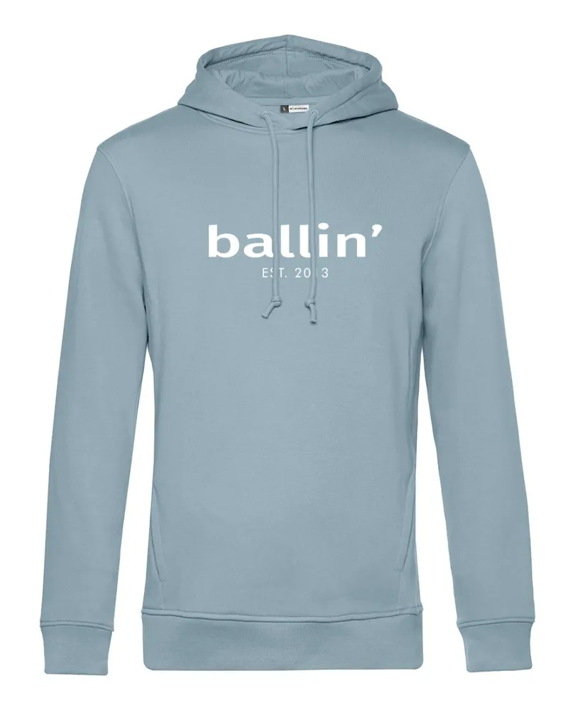 Ballin Basic Hoodie von  Est. 2013 in der farbe Blau und in größe Blau