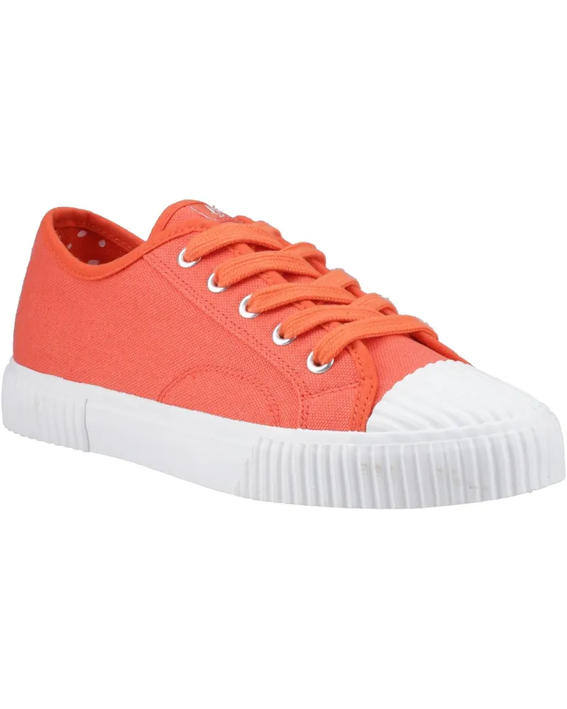 Hush Puppies Freya Canvas Textil Damen Orange Sneaker Orange