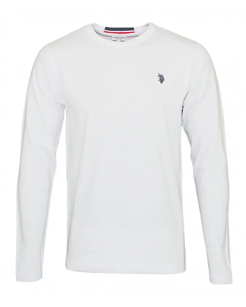 U.S. Polo Assn.  Langarmshirts in Weiß Weiß
