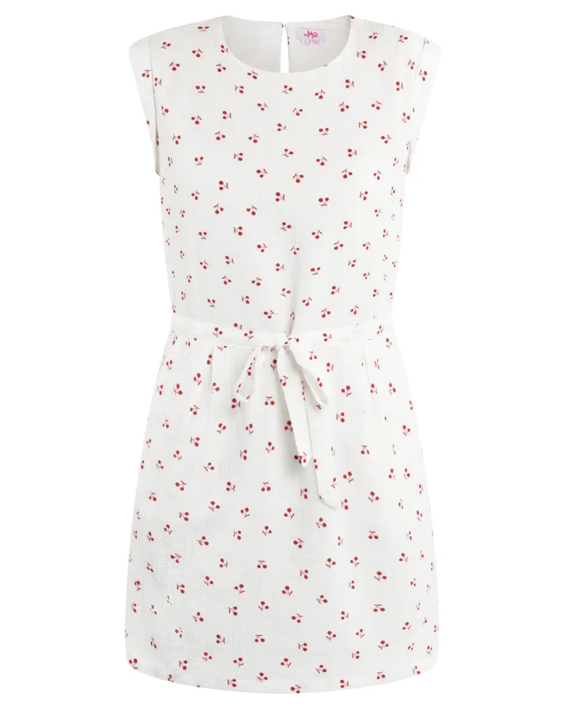 My Mo my Robe avec imprimé cerise esha Weiß