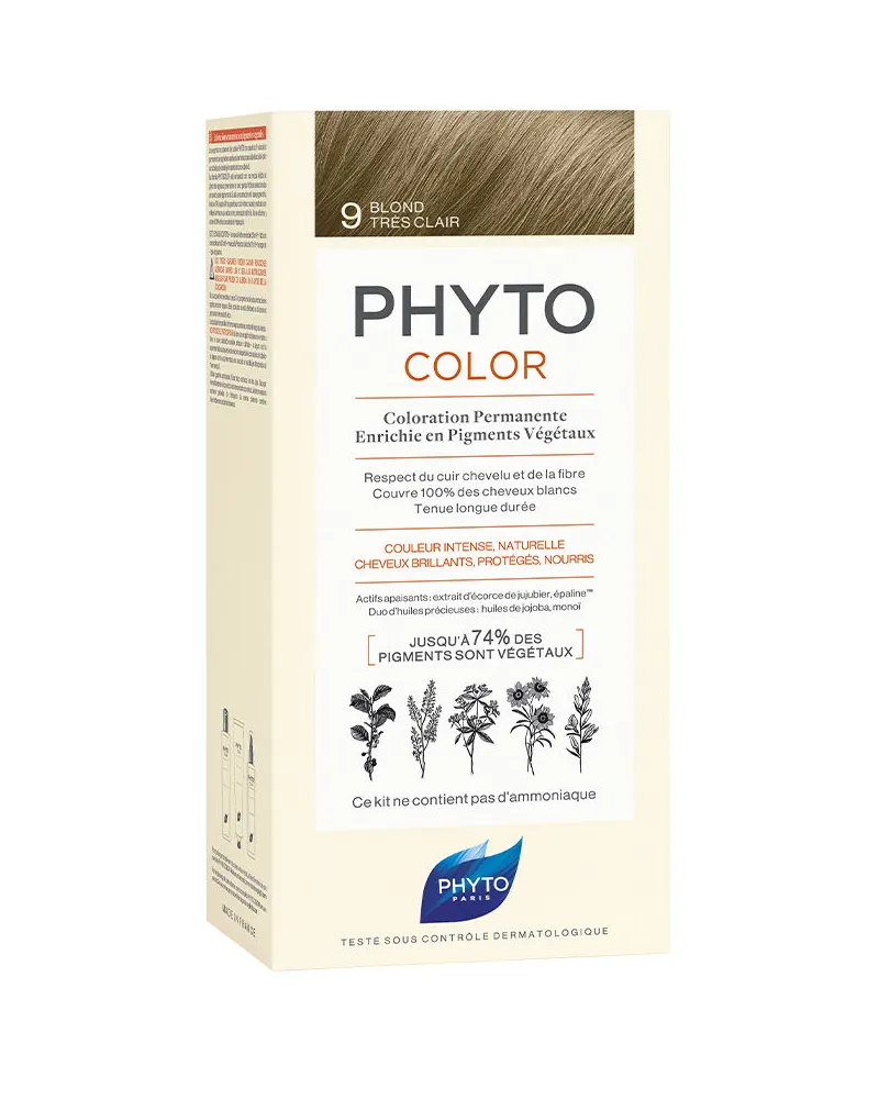 PHYTO color #9-rubio Muy Claro 