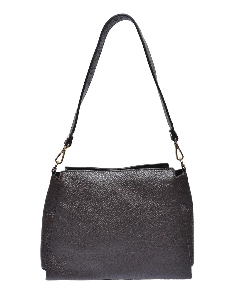 Isabella Rhea Kastanienbraun Rindsledertasche Dunkelbraun
