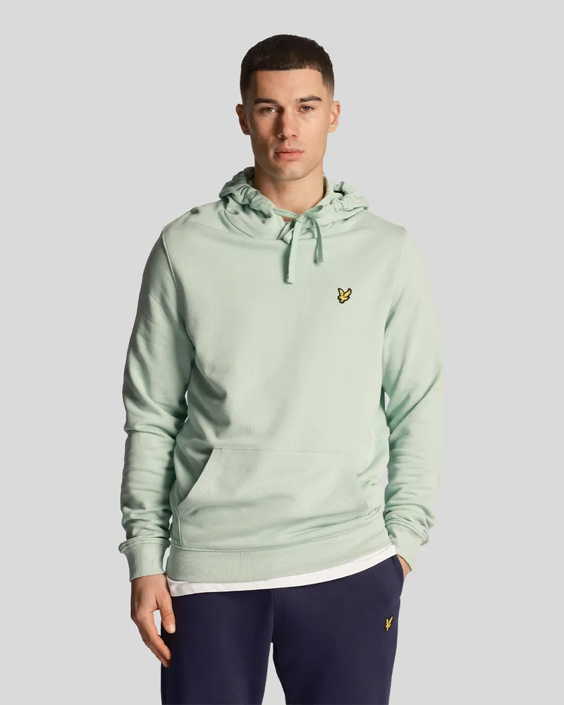 Lyle & Scott Herren-Pullover-Hoodie in Grün Grün
