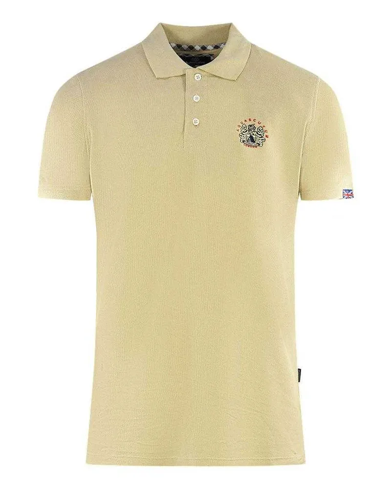 Aquascutum Unisex Erwachsene London Crest Poloshirt (Beige Beige