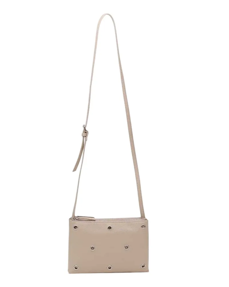 Firetrap Umhängetasche, Ösen, Kunststoff (Beige Beige