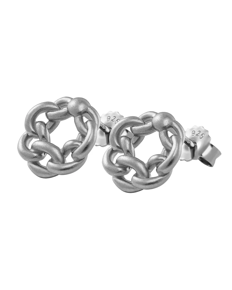 Orphelia Estelle' Ohrstecker für Damen aus 925er Sterlingsilber - Silber ZO-7516 Silber
