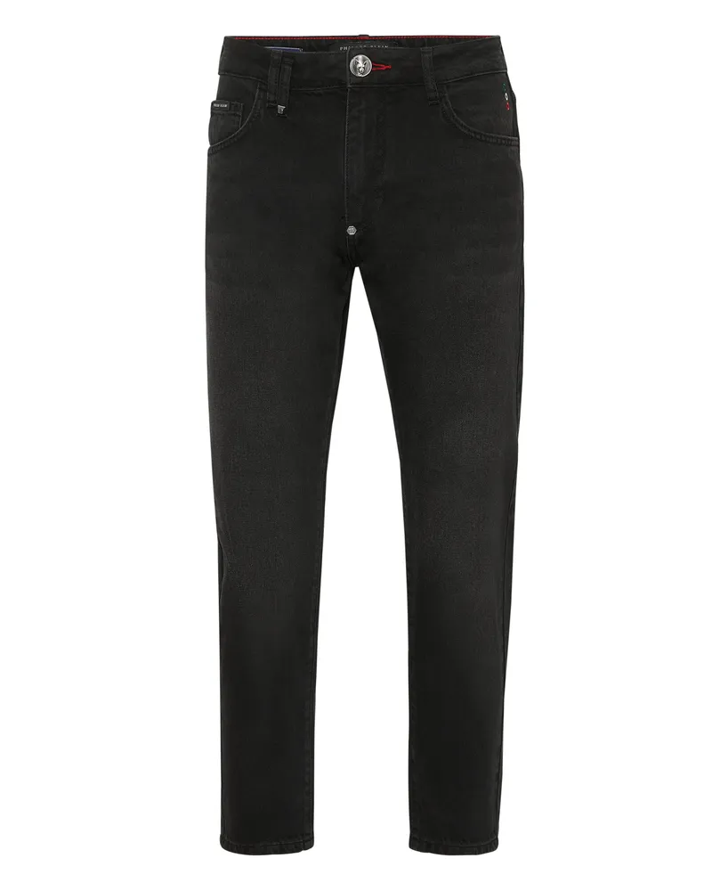 Philipp Plein Jeans Regular Fit Schwarz