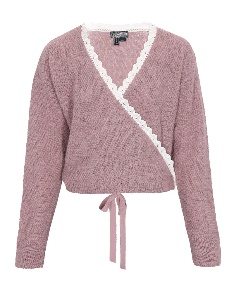DreiMaster Strickjacke Frauen Vintage-Rose Rosé