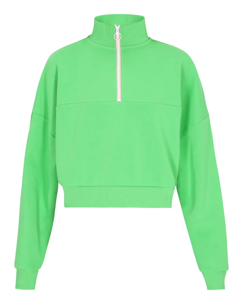 My Mo Sweatshirt für Damen, klassischer Schnitt - Grün Grün