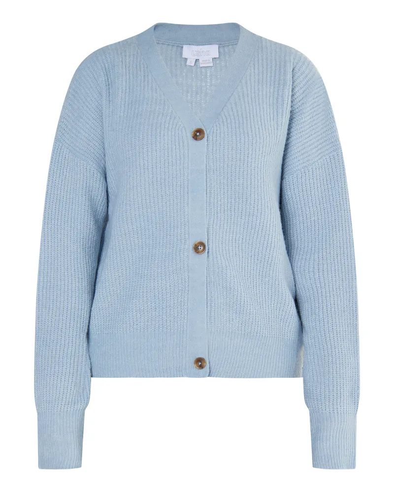 Usha Strickcardigan Damen blaugrau Blau