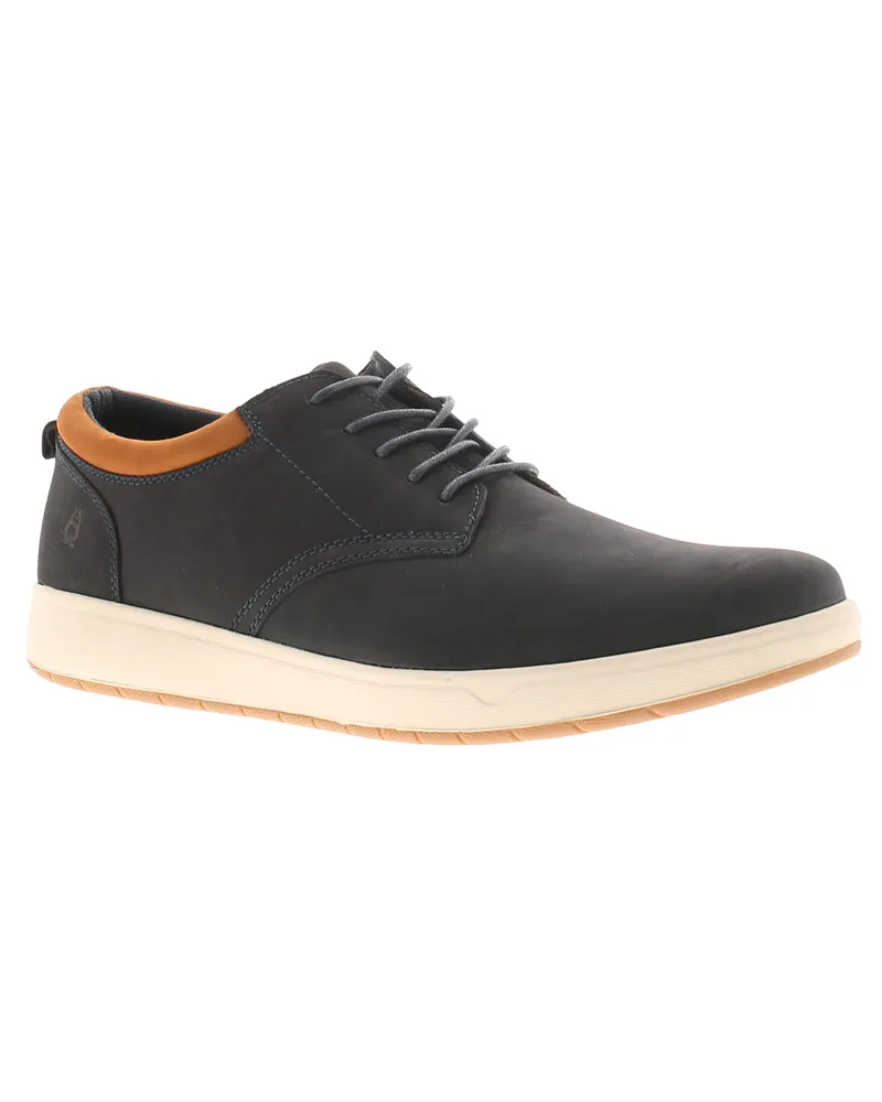Hush Puppies Herren Schnürschuhe Bowen Nubukleder Marineblau Marineblau