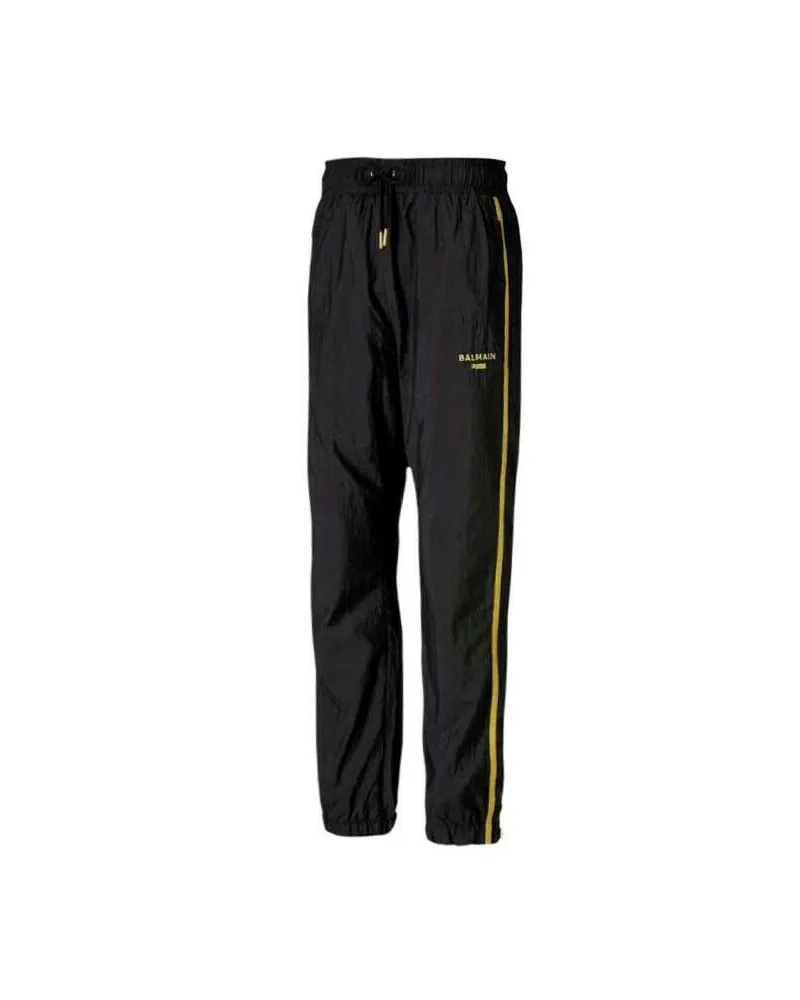 Puma x Balmain Schwarze Trainingshose – Herren Schwarz