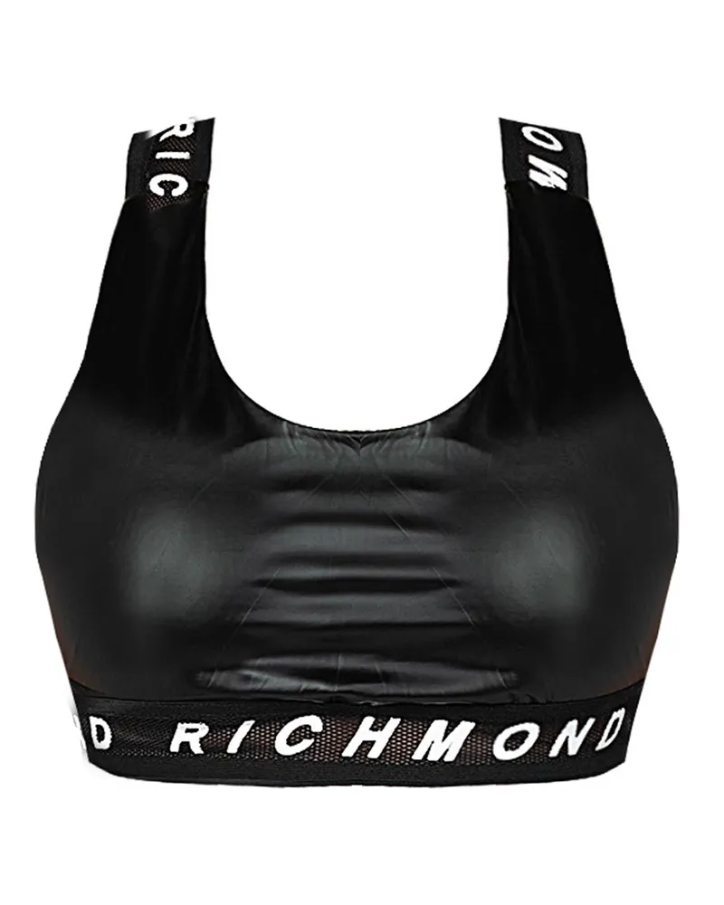 John Richmond Richmond Sport Top Fitness Damen schwarz Schwarz
