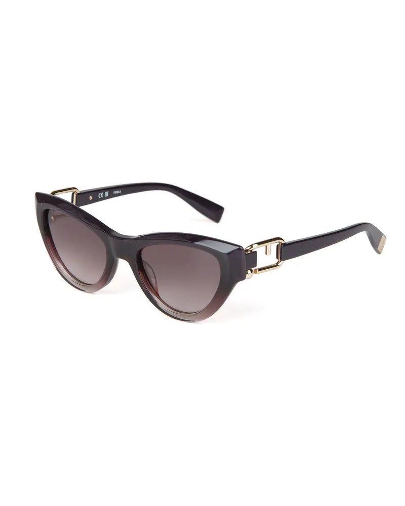 Furla Sonnenbrille mit glossy Farbverlauf - Lila Lila