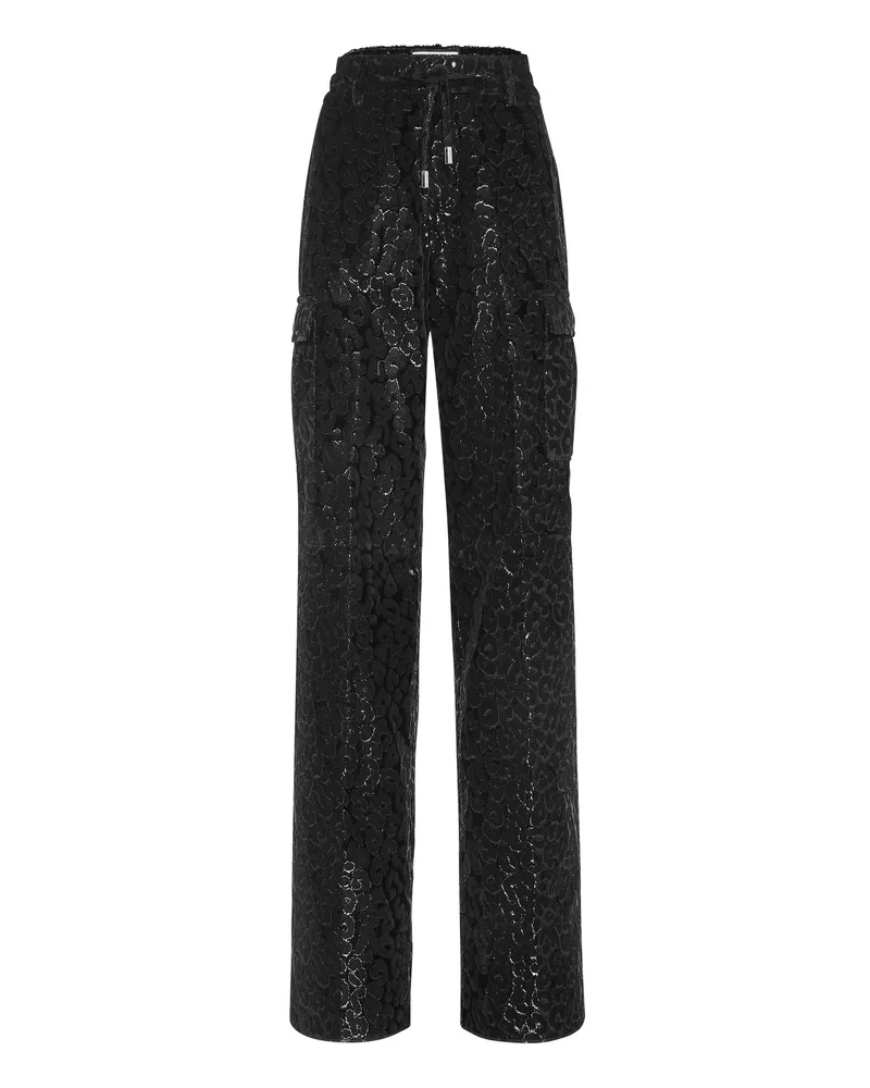 Philipp Plein Cargohose Schwarz