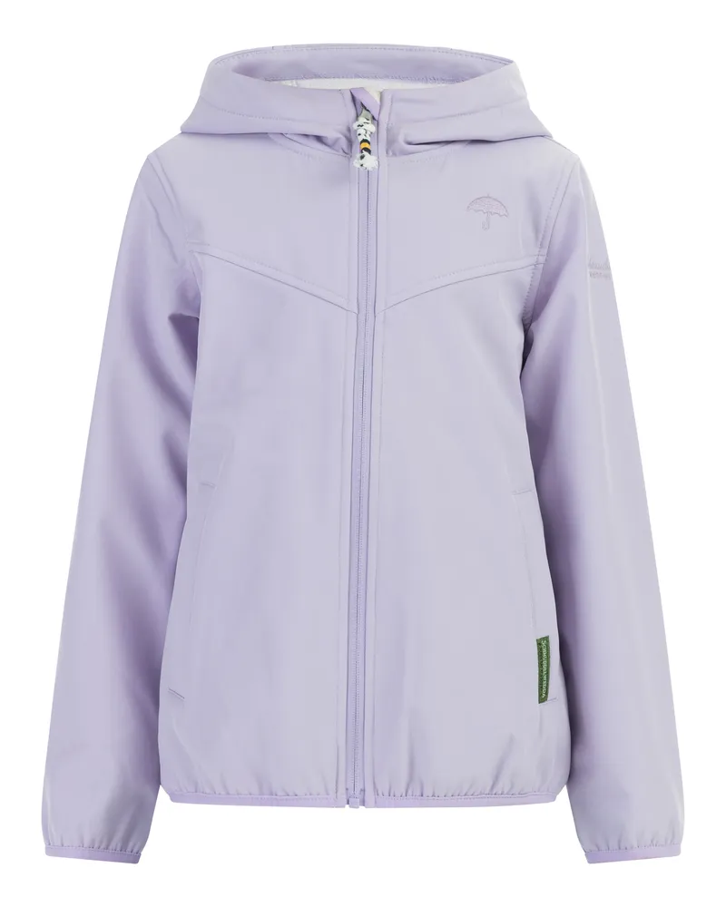 Schmuddelwedda Softshellblouson - recyceltes Material Mädchen Helllavendel-280 Violett
