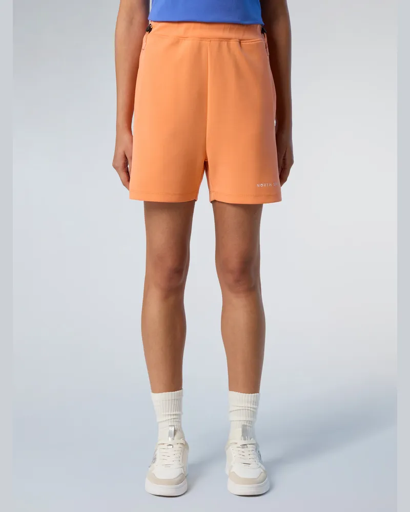 North Sails Sweat-Shorts Tech-Fleece Orange