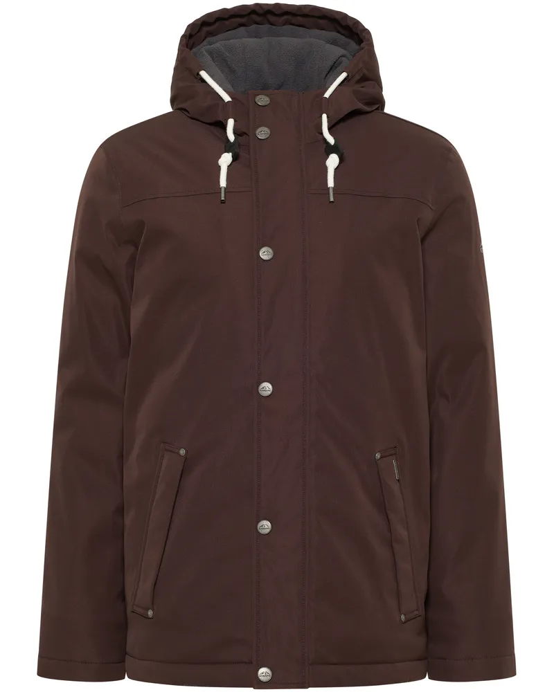 IceBound Wattierte Winterjacke Herren Dunkelbraun Dunkelbraun