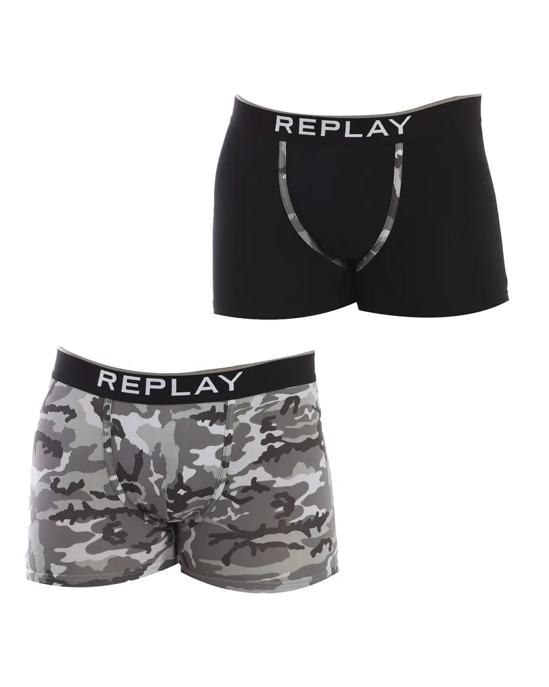 Replay Pack-2 Boxershorts I101195 Männer Mehrfarbig