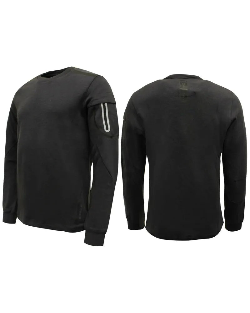 Diadora Evo Herren schwarzer Pullover Blau