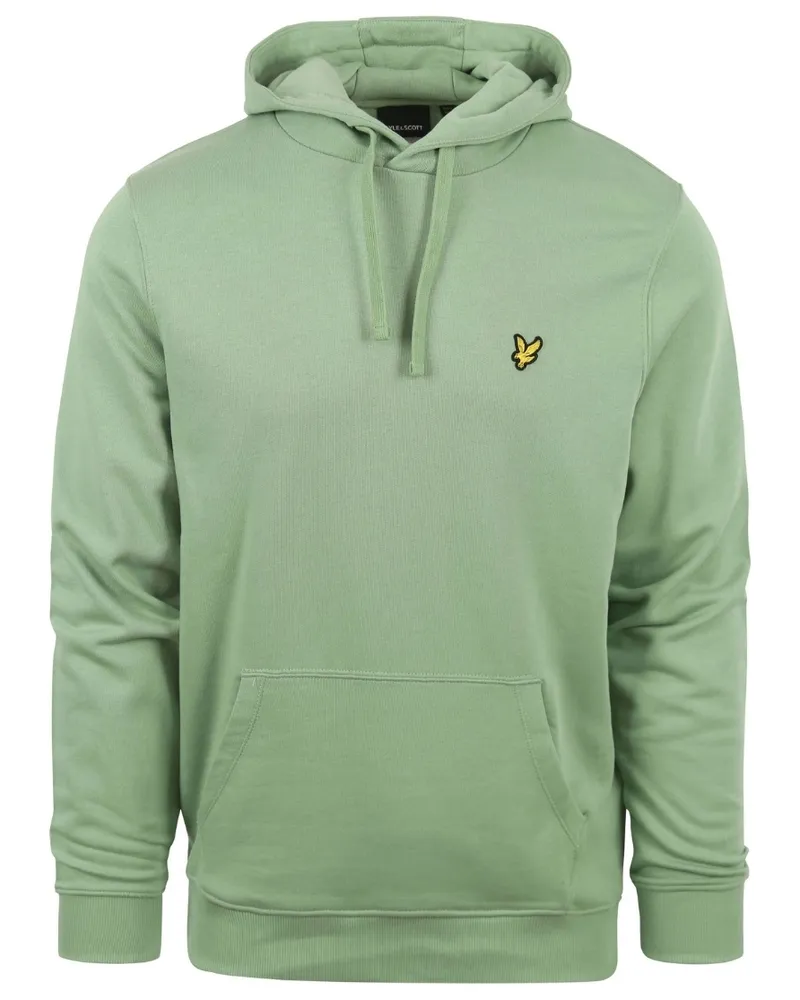 Lyle & Scott Grüner Glencoe-Pullover-Hoodie mit -Logo Grün