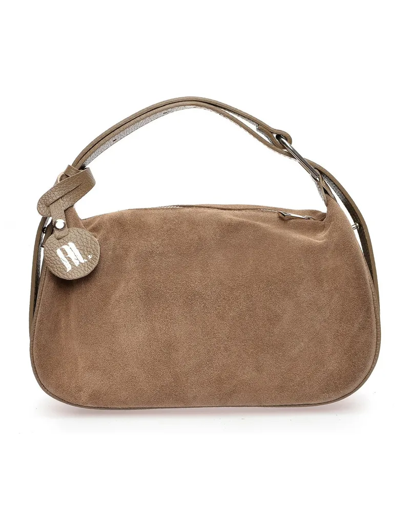 Anna Luchini Beige Rindsledertasche Beige