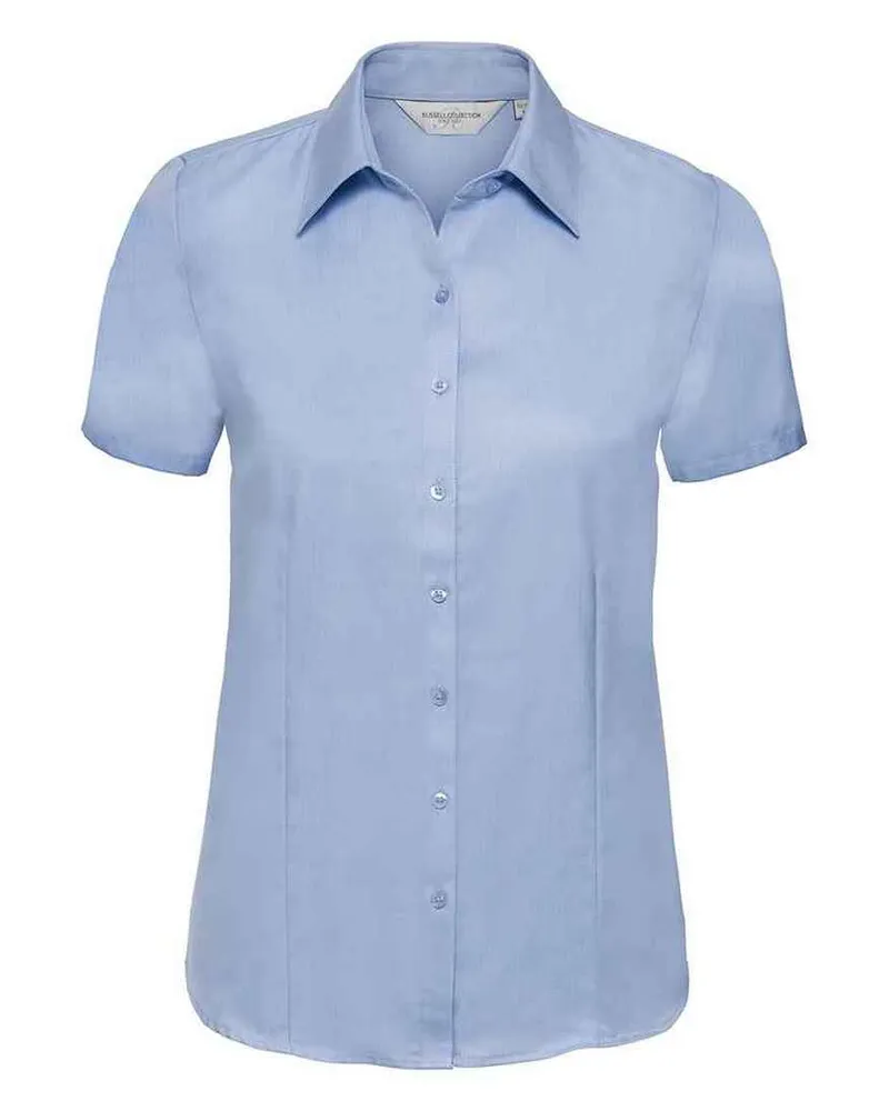 Russell Athletic Russell Collection - Hemd für Damen kurzärmlig Blau