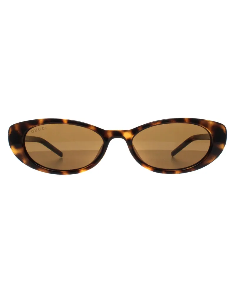 Gucci GG1680S 004 havannabraune Sonnenbrille Braun