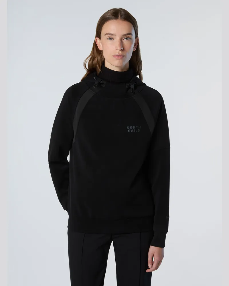 North Sails Kapuzenpullover mit Scuba-Kordelzug und Toggle - Grau Grau