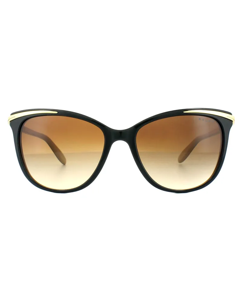 Ralph Lauren Lunettes de soleil Ralph by  Cat Eye Femme Noir Marron dégradé Schwarz